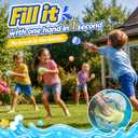 16 Pcs Reusable Water Balloons,Refillable Silicone Water Toys,Water Balloons Quick Fill of Pool Toys for kids ages 4-8,Beach Toys, Summer Toys & Outdoor Games for Backyard Water Fun