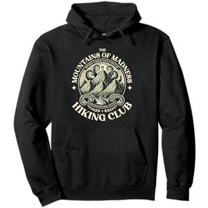 Mountains Madness Lovecraft Hiking and Cthulhu Miskatonic Pullover Hoodie, Small