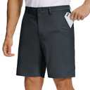 Willit Men's Golf Shorts Stretch Work Dress Shorts Quick Dry Athletic Casual Shorts with Pockets 7" Deep Gray 38W (Gray, S)