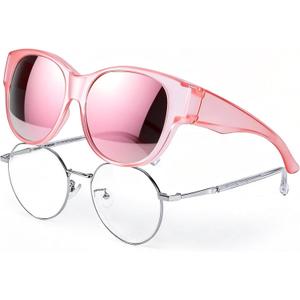 LVIOE Fit Over Sunglasses for Women Men Polarized Wear Over Eyeglasses with UV400 Protection LS5779