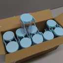 Unittype 20 Set Pegboard Organizer Accessories Peg Boards Jars with Lids Plastic Pegboards Bins Storage Containers Clear Peg Board Wall Organizer for Garage Sewing Office Home Supplies(Light Green)