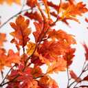 Nearly Natural 9ft Autumn Oak Artificial Fall Tree in Black Nursery Pot
Indoor-Only Faux Tree, Red, Orange, Yellow Leaves, Bendable Branches, Fall Decor Thanksgiving Decorations, 108"Hx48"Wx48"D