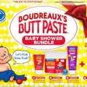 Boudreauxs Butt Paste, Baby Shower Gift Set, Newborn Essentials Kit with 3 Baby Necessities, Diaper Rash Cream, Diaper Rash Ointment Prevention, and a Diaper Cream Applicator