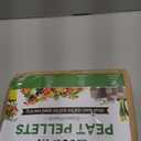 ZeeDix 100 Pcs (50mm) Peat Pellet Fiber Soil Plant Seed Starters - Plugs Pallet Seedling Soil Block, Seed Fertilizer Nutrient Block Compressed Peat Block for Grow Herbs, Plant,Flowers and Vegetables