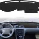 Yiz Dash Cover Mat Custom Fit for Toyota Camry Dashboard Cover Pad Carpet J236 (Black)