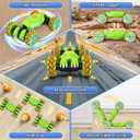 Hand Gesture Sensing RC Stunt Car Toys for 6-12 yr Boys&Girls - Easter Christmas Birthday Gifts, 2.4Ghz Remote Control Twist Car Toys Gifts for Kids 6 7 8 9 10 11 12 Year Old (Bright Green)