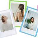 Orga'Neat 2x3 Magnetic Photo Frame Refrigerator for Fujifilm Instax Mini Instant Film, Magnet Picture Frames for Fridge Small Picture Holder for 8.6cm*5.4cm Picture -5 Pack