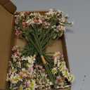 18 Pcs Small Artificial Daisy Flowers Fake Wildflowers Spring Flowers Silk Chamomile Faux Daisies with Stems for DIY Floral Arrangements Wedding Table Centerpieces Party Decor (Pink)