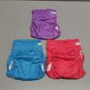 wegreeco Washable Reusable Premium Female Dog Diapers, Medium Large Small Dog Doggie Puppy & Doggy Diapers Female,Period Panties in Heat (Pack of 3, Medium) (Medium (12"-15" Waist), Bright Color)