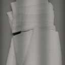 DWCN White Sheer Curtains Semi Transparent Voile Rod Pocket Curtains for Bedroom and Living Room, 52 x 54 inches Long, Set of 2 Panels