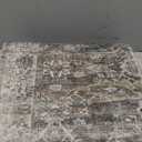 2x6 Runner Rug Grey Brown Vintage Washable Runner Rugs for Hallway Kitchen Low Pile Non-Slip Retro Distressed Accent Throw Carpet for Entryway Bathroom Bedroom Antique/Moss