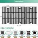 720-0896 17 inch Grill Grates Replacement Part for Nexgrill 6 Burner 720-0896B 720-0898 720-0896X 720-0896E Gas Grill, Cast Iron Cooking Grids for Nexgrill 6-Burner Deluxe 720 0896b