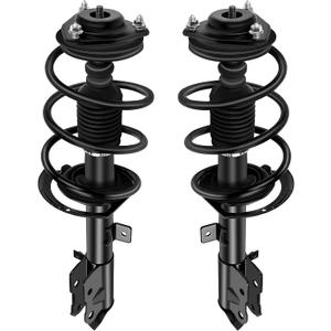 Complete Struts Shock Absorbers FWD & 4WD Fits for 2007-2012 for Dodge Caliber, 2007-2010 for Jeep Compass, 2007-2010 for Jeep Patriot cciyu 172368 172367 Quick Struts Assembly Front Pair Struts