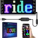 GOTUS LED Light Signs for Car,Programmable Flexible LED Sign,Bluetooth APP Control,Custom Text, Patterns, Animations