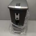 simplehuman 40 Liter / 10.6 Gallon Slim Kitchen Step Trash Can With Secure Slide Lock, Grey Plastic (Gray)