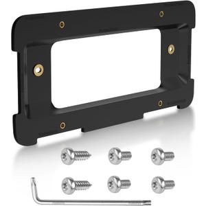 Rear License Plate Bracket Holder for 2005-2023 Land Rover LR4 LR3 LR2, 2010-2023 Range Rover Evoque Velar Discovery Series License Plate Bumper Car Tag Frame Mounting Kit