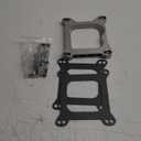 1932 3/4" Carburetor Gasket Adapter Kit 4Bbl To 4Bbl, Silver