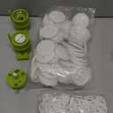 Happizza Button Maker Machine Multiple-Sizes - Pin Maker Machine 1.25 inch+2.25 inch, Interchangeable Button-models Badge Button Press Machine with 200 Sets 32+58mm Button Maker Supplies&Circle Cutter