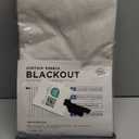 100% Blackout Shield Linen Blackout Curtains for Bedroom 108 Inches Long, Back Tab/Rod Pocket Living Room Drapes, Thermal Insulated Blackout Curtains 2 Panels Set, 50" W x 108" L,Cream