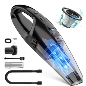 BSRCO Handheld Vacuum Cordless Rechargeable, 1.65LBs Hand Held Vacuum Cordless, Car Vacuum Portable with LED, USB Charge, for Car/Home/Pet