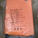 Amazon Basics 30" Hardside Large Checked Luggage, Expandable For Up to 15% More Space, Hardshell Suitcase With Wheels, Scratch-Resistant Surface, Four Multi-directional Wheels, Orange