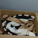 BCAN 36'' Toddler Trampoline, ASTM Certified-Foldable Mini Trampolines for Kids Ages 1-6, Adjustable Handle, Safety Pad & Foldable Legs, Baby Trampoline Indoor/Garden, Gift for Boy and Girl (Beige)