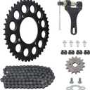 428 Chain 43 Tooth Rear Sprocket 76mm Front 15 Toothe 17mm with Chain Breaker for apollo z40 Chinese 110 125cc Pit Dirt Bike