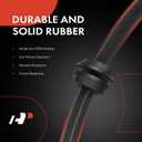 A-Premium Front Driver or Passenger Brake Hydraulic Hose Compatible with Audi Models - RS4 2007-2008, RS6 2003-2004 - Replace# 8E0611707H