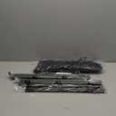 Whitmor 36 Pair Over-The-Door Rack-Gunmetal Gray Shoe Organizer