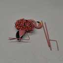 Homeimpro Garden Solar Lights Flamingo Decor Gifts for Women Yard Outdoor Decorations Stake Lights, Waterproof Warm White 27 LED for Lawn,Patio, Courtyard, for Mom Grandma (Pink)