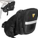 Topeak TC2261B Aero Wedge Pack with Strap Mount, Medium, black