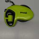 Pecute 32ft Retractable Dog Leash with Poo Bag Holder, Chew Proof Dog Leash with 360 Tangle-Free Extended, Anti-Slip Handle & Quick Brake Button, Suitable for Dogs Up to 110lbs in Weight (Green)