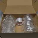 12 Pcs Hanging Globe Tealight Holders Acrylic Fillable Ball Ornaments Clear Plastic Terrarium Globe Hanging Tea Lights Candle Holder with Fishing Line for Christmas Party Wedding Centerpiece