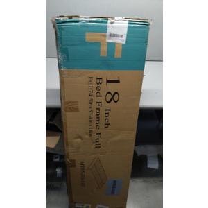 Full Size Bed Frame, 18 Inch Heavy Duty Support 3500 lbs Metal Platform, No Box Spring Needed/Noise Free/Non-Slip/Steel Slat Support/Easy Assembly