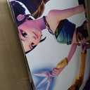 KPop Demon Hunters Huntrix Cardboard Cutout Standee Life Size Character Display for Fans, Parties, or Room Dcor Rumi, Myra, and Zoey Group Cardboard Figure - Officially Licensed, 66 in x 66 in