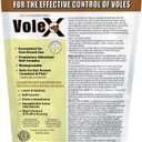 VoleX - Effective Against All Species of Voles. Safe for Use Around People, Pets, Livestock, and Wildlife (3 pounds)