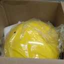 COSYLUX Modern Floor Lamp for Living Room, Industrial Tall Standing Lamp for Bedroom, Metal Shade Reflecting Light Reading Floor Lamp for Office, Nursery Room, Corner(Yellow)