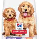 Hill's Science Diet Puppy Sensitive Stomach & Skin Dry Dog Food, Salmon & Brown Rice, 13 lb. Bag (EXP 10/01/27)