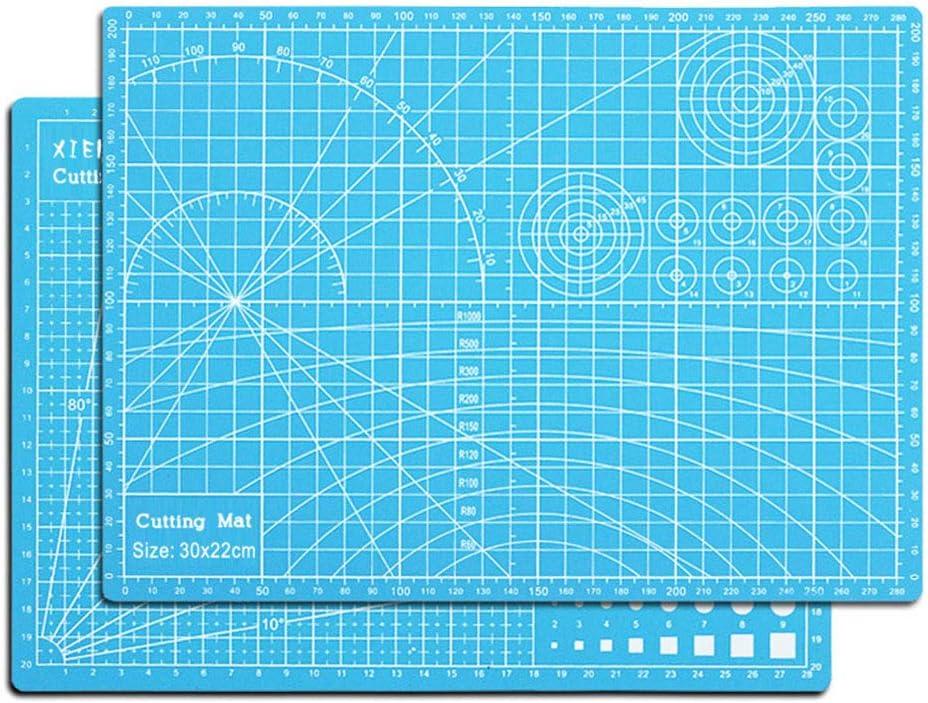 A4 Double-Sided Self Healing Mouse Pad 1 Colorful Cutting Board 30cm x 22cm for Sewing and Paper Carving