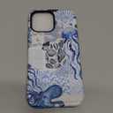 Compatible for iPhone 13 Pro Max Case with Magsafe Beach Ocean Summer Blue Collage Cute Aethetic Seashells Vintage Rugge 2in1 Layer Shockproof Antiscratch Phone Case for iPhone 13 Pro Max Women Men