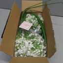 Waipfaru 30 Pcs Babys Breath Artificial Flowers, Baby Breath Flowers Artificial Bulk, Real Touch White Fake Flowers, Faux Babies Breath Gypsophila for Wedding Home Decor Floral Arrangement