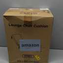 Chaise Lounge Cushions Outdoor,Anti-Slip Silicone Particles Pool Lounge Chair Cushions with Ties,Waterproof Chaise Lounge Cushion for Outdoor Furniture (72 x 21 x 3 IN, Dark Gray)