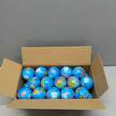30PCS Globe Stress Ball,2.5Inch Earth Bouncy Ball, Foam Squeeze Balls,Earth Stress Balls Toy for Finger Toy School Supplies Adult Kids Children Party Favors Exchange Gifts