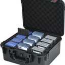 Card Case Storage for Graded Sports Cards - PSA Baseball, Basketball, Football Trading Card Holder, Waterproof Protective Organizer Box for Zion, Slab, Top Loader, Magnetic (Holds 600+Toploaders)