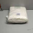 BESTVIP 6 Pack 90" Ivory Round Tablecloths | Fits 36"-66" Tables | Polyester Washable Fabric for Wedding, Party, Banquet, Restaurant