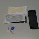 livho High Tech Blue Light Glasses - Advanced up to 99% Blue Light Blocking Computer Glasses - Screen Fatigue & UV Protection (*B1 Light Black+clear)