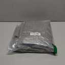 Onlyeasy Foldable Underbed Bags 2 Pack - Blankets Clothes Comforters Storage Bag Breathable Zippered Organizer for Bedroom with Clear Window and 4 Handles, 39.4x19.7x5.9 in, Linen-like Grey, MXDUBBP2