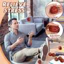 Libima 100 Pcs Mini Basketball Stress Balls 2'' Mini Foam Small Basketball Party Favors Squeeze Sports Balls for Anxiety Stress Relieving School Sports Theme Party Favor(Coffee Red)