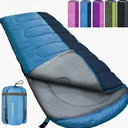 WKFAMOUT XL 10 Degree Sleeping Bags Waterproof for Adults 350GSM Machine Washable with Compression Sack for 3-4 Season Camping Outdoor 10° F · Rectangular