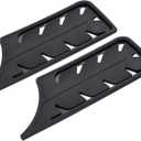 M METERXITY 2 Pack Plastic Knife Sheaths - Kitchen Knife Protectors Covers Universal Knife Guards, Apply to Kitchen Nakiri Knife (7 Inch, Black)